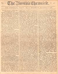 The Boston Chronicle, Aug.