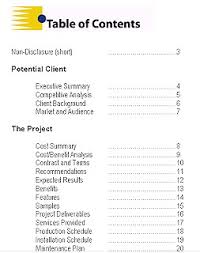 proposal template sample