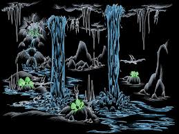 bats in a cave