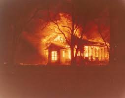 burning church