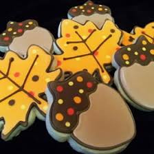 fall leaf cookies