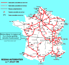 carte de france autoroute