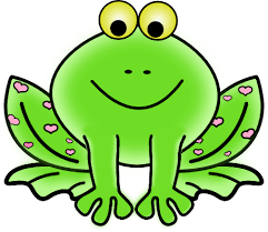 cute frog clipart