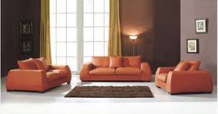 burnt orange sofa