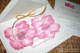 flower wedding invitations