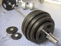 barbells and weights