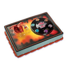 bakugan cake topper