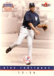 alex rodriguez baseball card