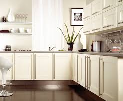 cream shaker kitchen
