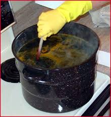 dyeing wool