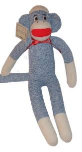 blue sock monkey