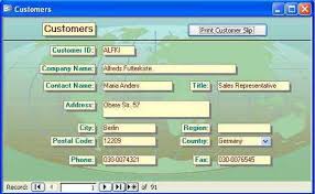 access form