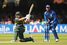 Kamran Akmal of Pakistan hits