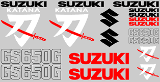 suzuki katana decals