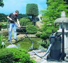 cleaning pond