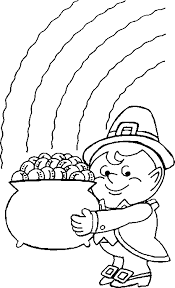 leprechaun coloring sheets
