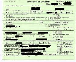 sample birth certificate