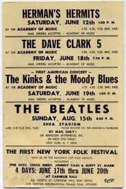 beatles shea stadium poster