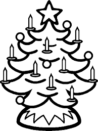 christmas tree coloring sheets