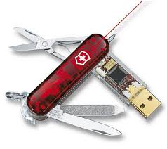 silver swiss army knife