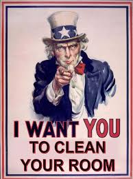 cleaning your room