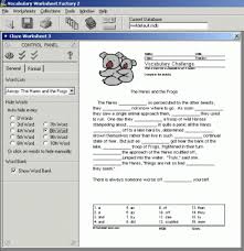 vocabulary worksheets