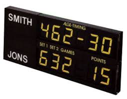 tennis score board
