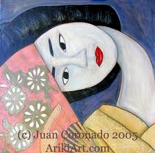 japanese geisha paintings