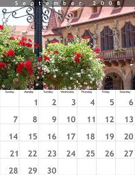 calendar september 2008