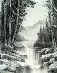 paisajes a lapiz
