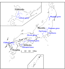 rivers in japan