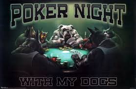 dogs playing poker posters