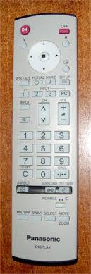 panasonic television remote control