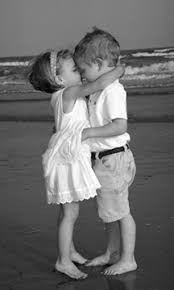 little kids hugging