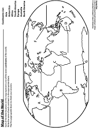 world map printable esl