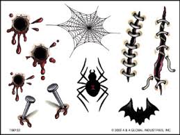 halloween temporary tattoos