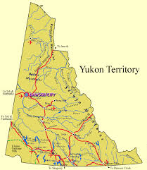 map of yukon