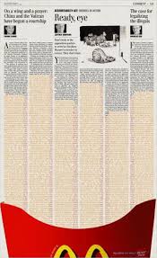 ads in newspaper