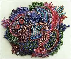 beaded sculpture