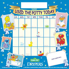 potty training calendar