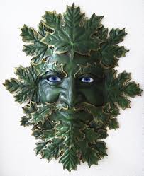 green man mask