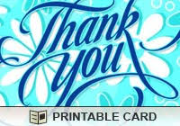 printable thank you cards