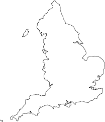england map outline