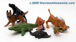 plastic zoo animals