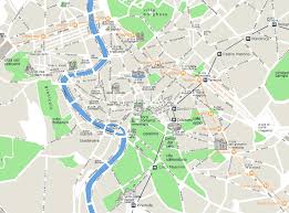 rome italy map