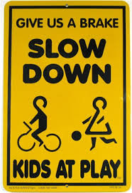 kids playing signs
