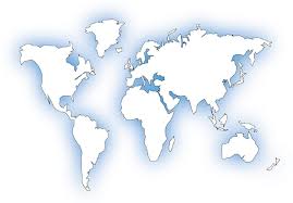 world map outline countries