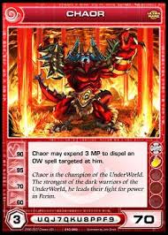 chaotic cards game