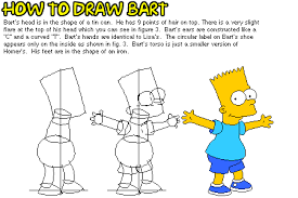 how to draw lisa simpson