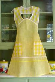 yellow apron